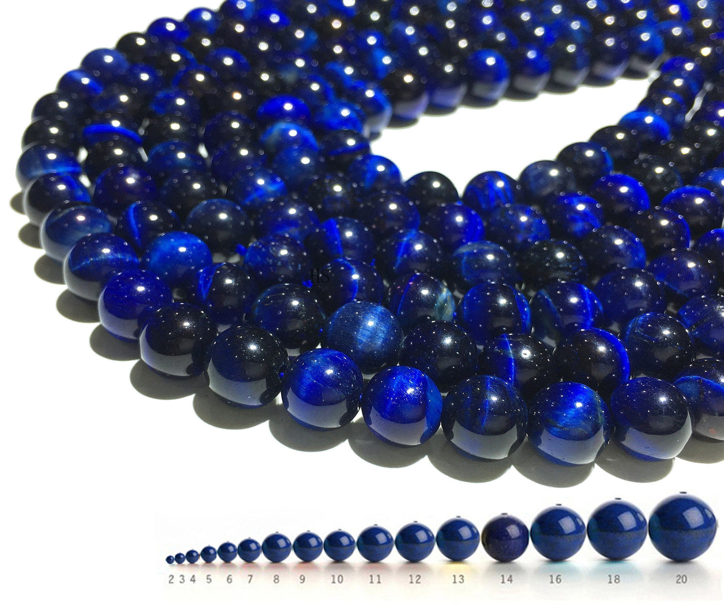 Natural Blue Tiger Eye round beads Healing Gemstone Loose Beads for DIY Jewelry MakingAAA Quality 4mm 6mm 8mm 10mm 12mm