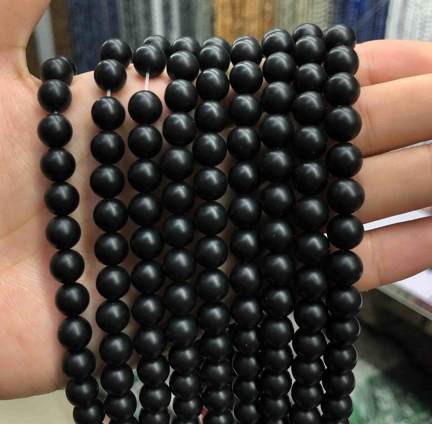 #1 Round Agate Beads 6mm/8mm/10mm/12mm