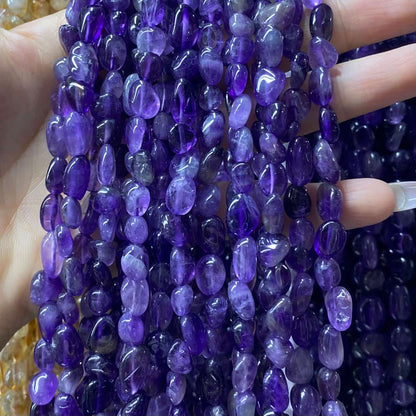 Nugget Smooth Beads 6-8mm Gemstone/Quartz/Jasper/Agate