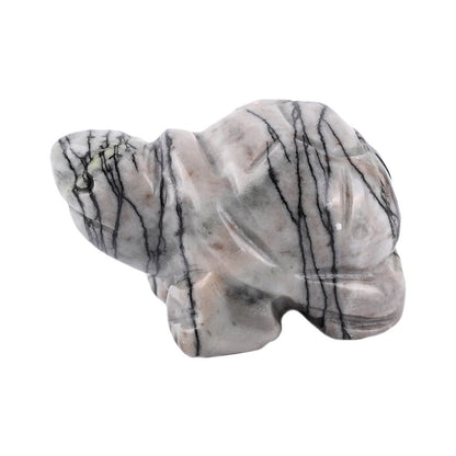 Turtle Statue Hand Carved Animal Figurine