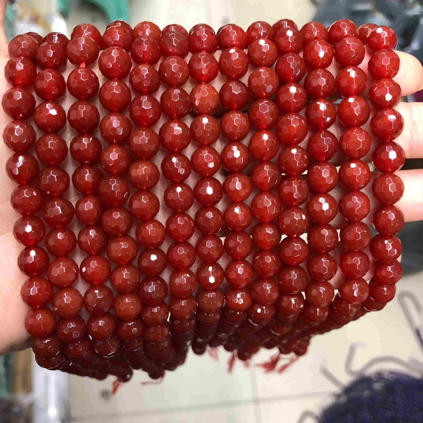 #1 Round Agate Beads 6mm/8mm/10mm/12mm