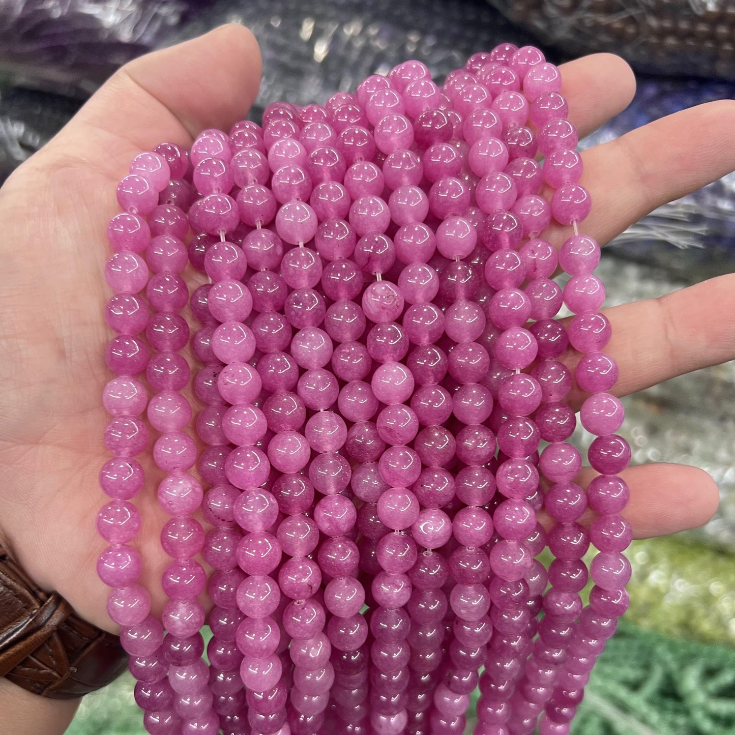 $2.5--8mm #2 Semi- Precious beadsFree Shipping
