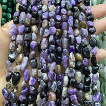 Nugget Smooth Beads 6-8mm Gemstone/Quartz/Jasper/Agate