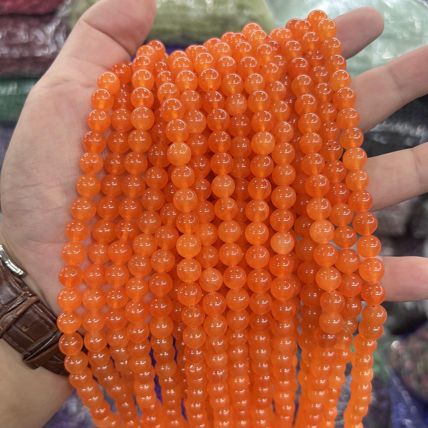 $2.5--8mm semi precious beads #1 Free Shipping