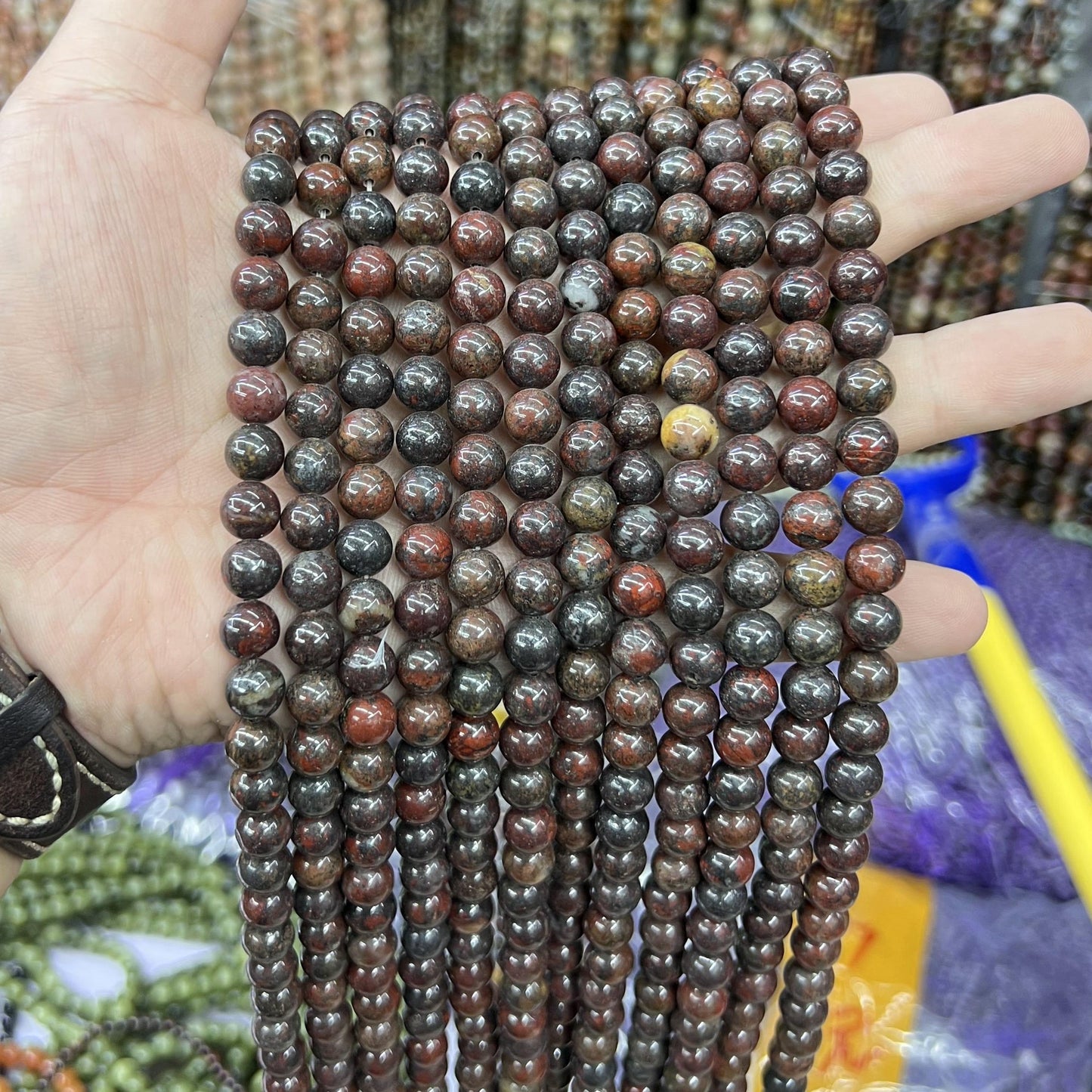 $2.5--8mm semi precious beads #1 Free Shipping