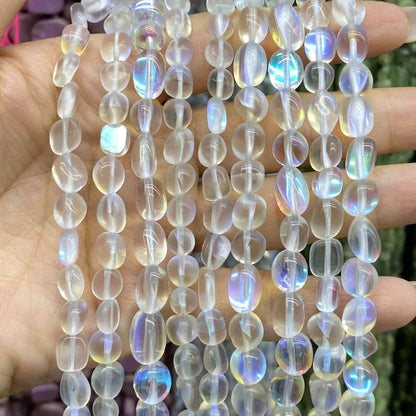 Nugget Smooth Beads 6-8mm Gemstone/Quartz/Jasper/Agate