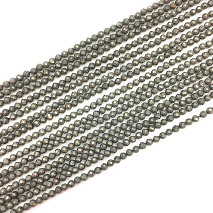 Natural Pyrite Small Size Loose Beads