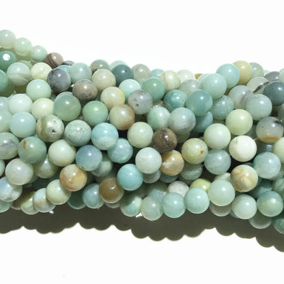 Natural Amazonite Round Loose Bead