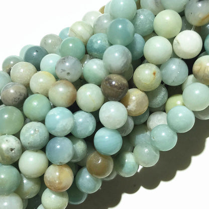 Natural Amazonite Round Loose Bead