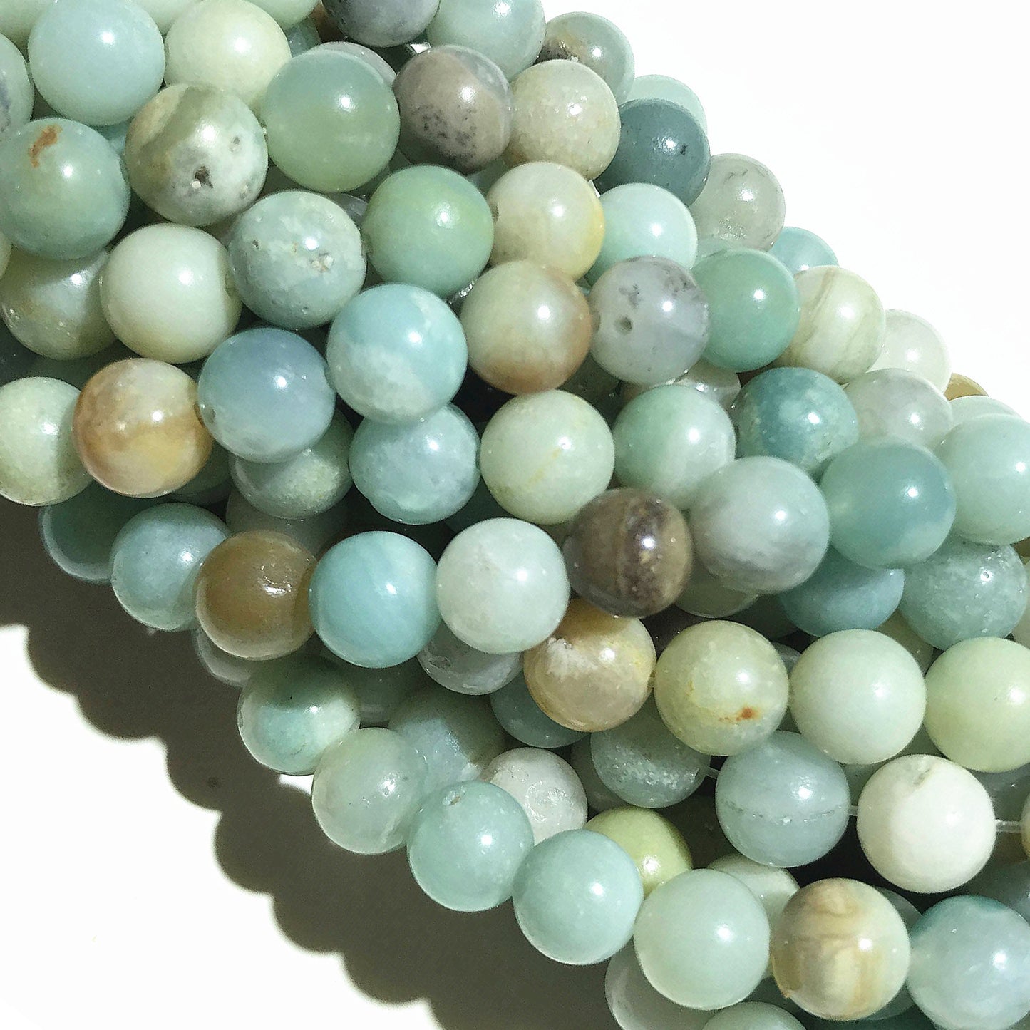 Natural Amazonite Round Loose Bead