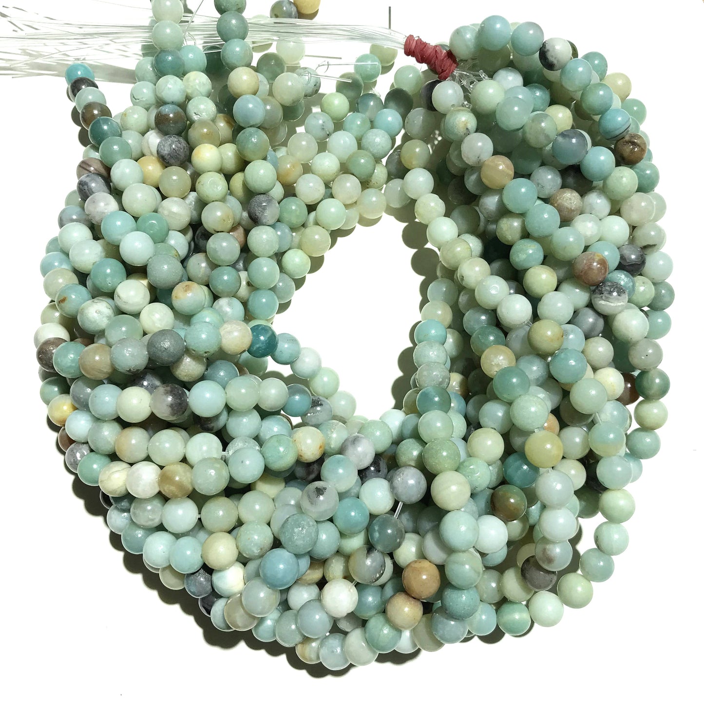 Natural Amazonite Round Loose Bead