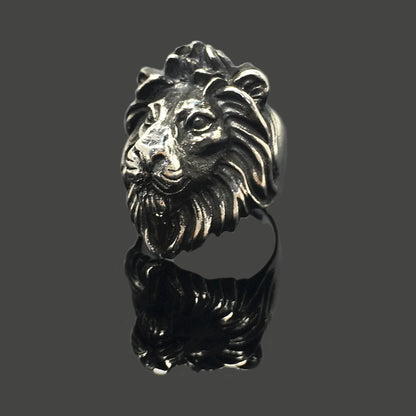 Lion Head Retro 925 Sterling Silver Ring