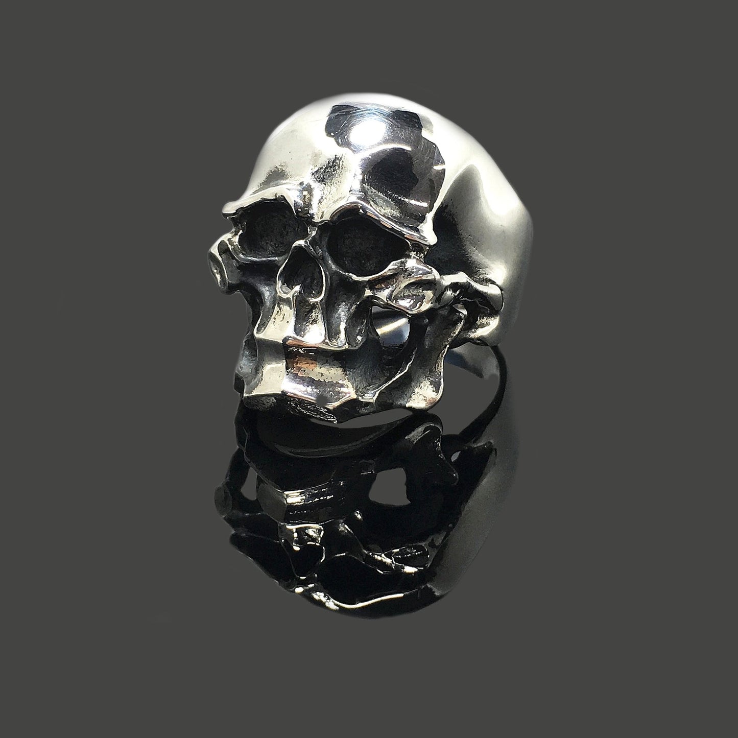Retro Skull Handmade Silver Vintage Ring