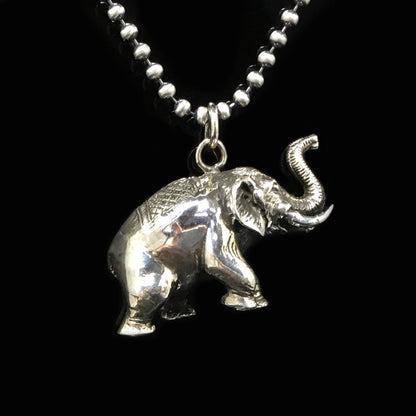 Elephant Pendant Retro 925 Sterling Silver