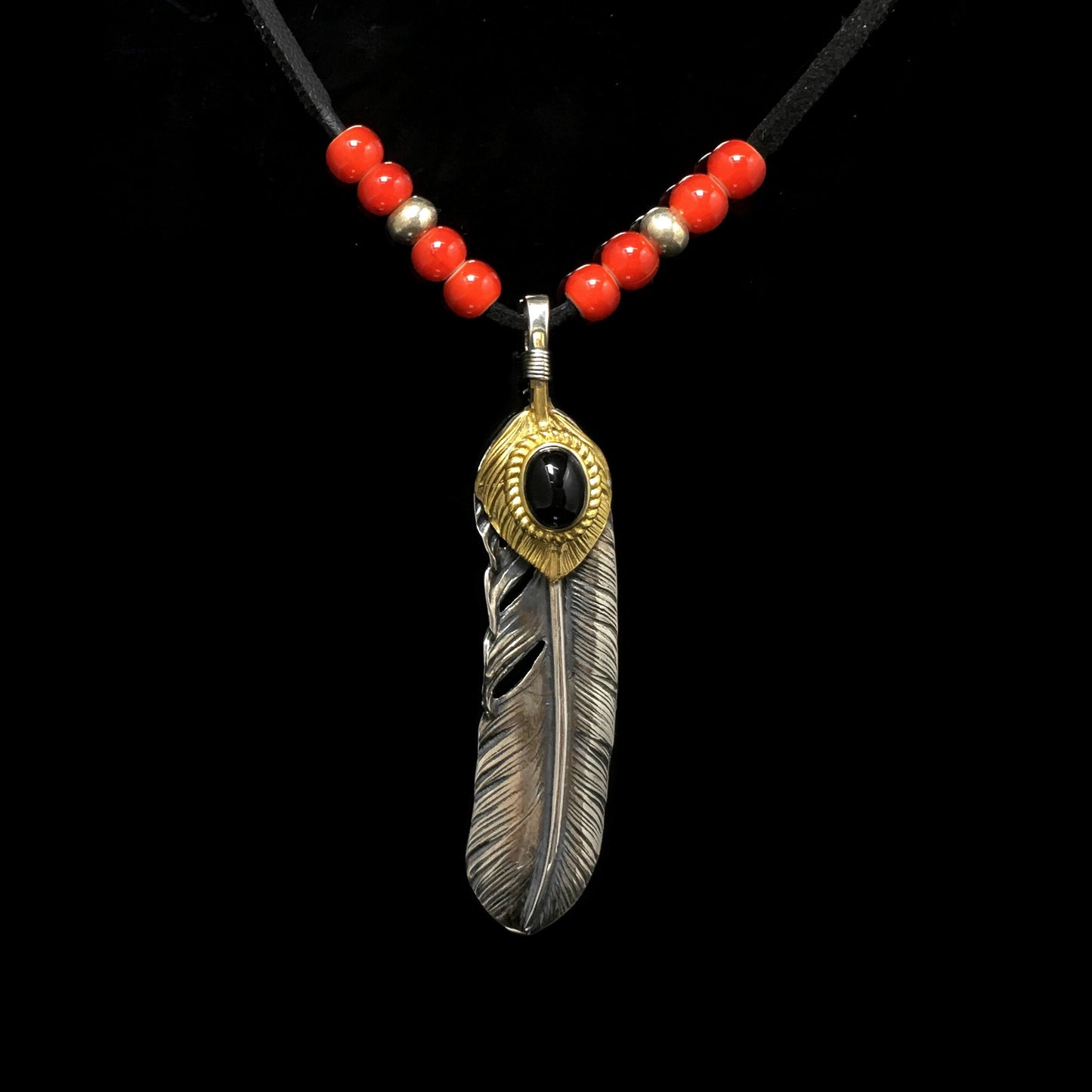 Japan Takahashi Goro John Mayer  Right Necklace Feather