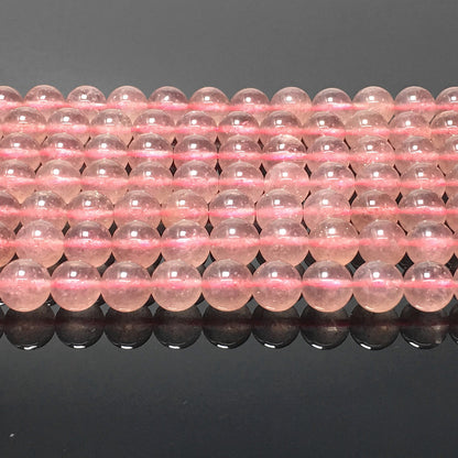 Higher Quality Strawberry Quartz Round Beads