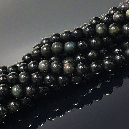Higher Quality Rainbow Obsidian Round Beads