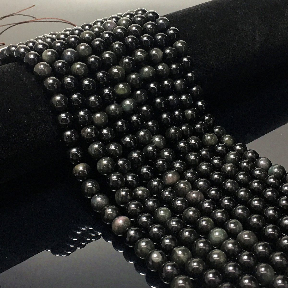 Higher Quality Rainbow Obsidian Round Beads