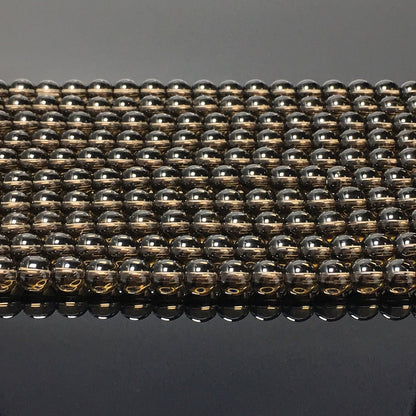 Higher Quality Smoky Quartz Round Beads