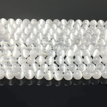 Higher Quality Selenite Round Beads