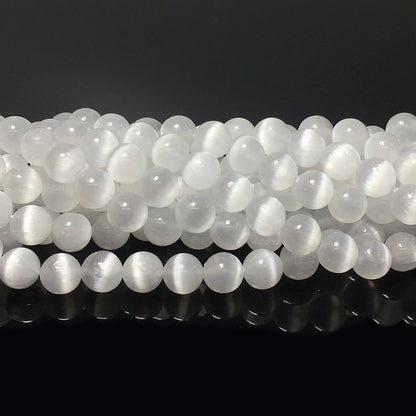 Higher Quality Selenite Round Beads
