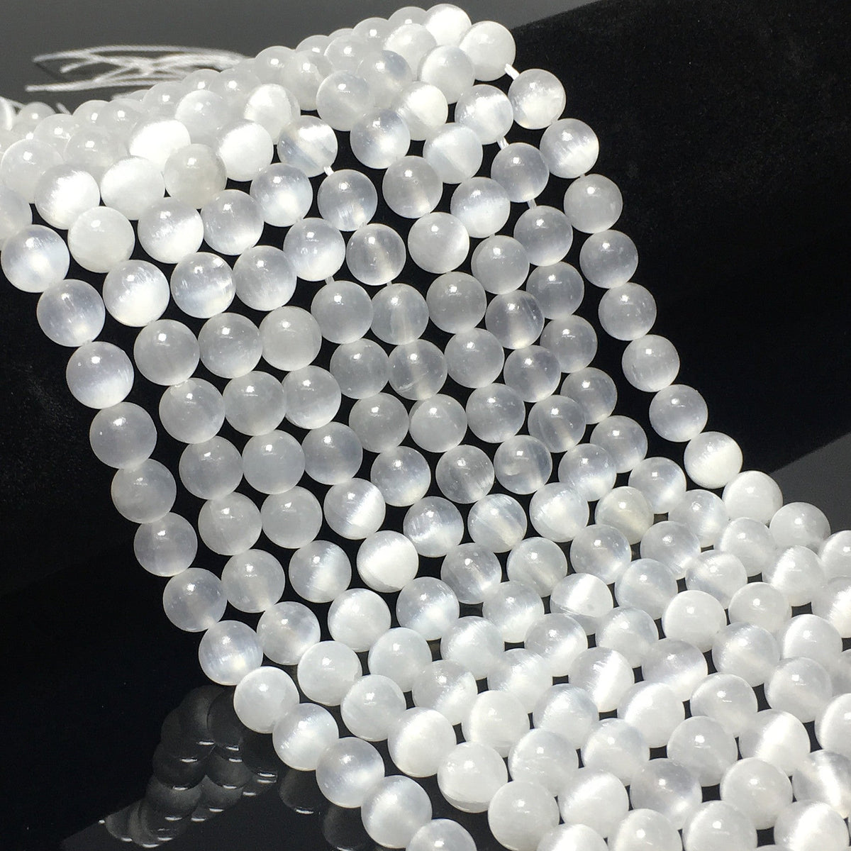Higher Quality Selenite Round Beads
