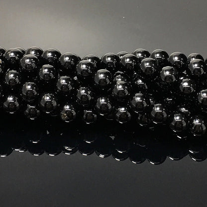 Higher Quality Black Tourmaline Round Beads