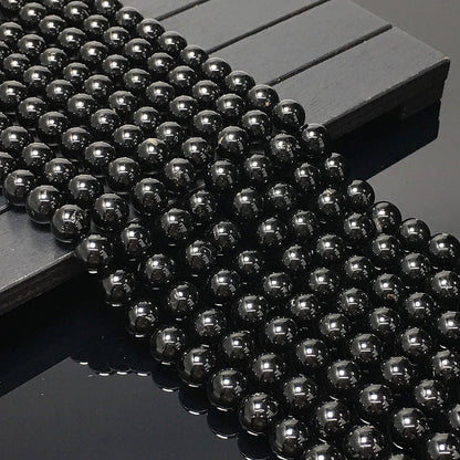 Higher Quality Black Tourmaline Round Beads