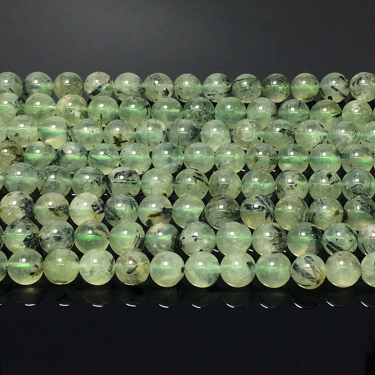 Higher Quality Prehnite Round Beads