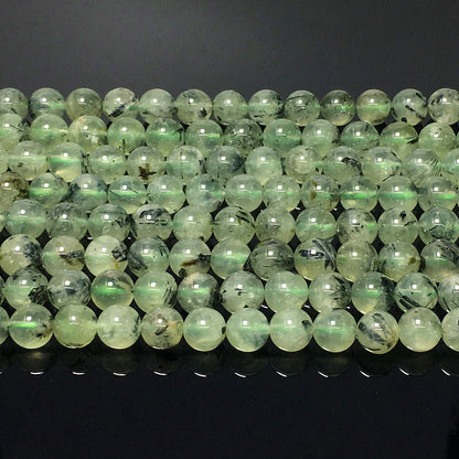 Higher Quality Prehnite Round Beads