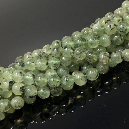 Higher Quality Prehnite Round Beads