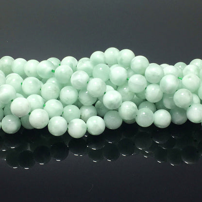 Higher Quality Green Angelite Round Beads
