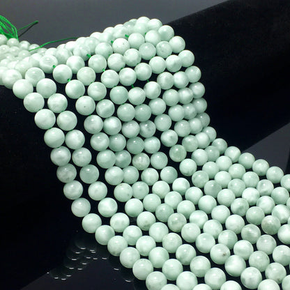 Higher Quality Green Angelite Round Beads