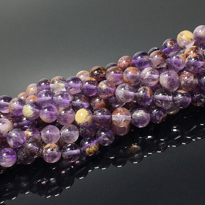 Higher Quality Purple Phantom Round Beads