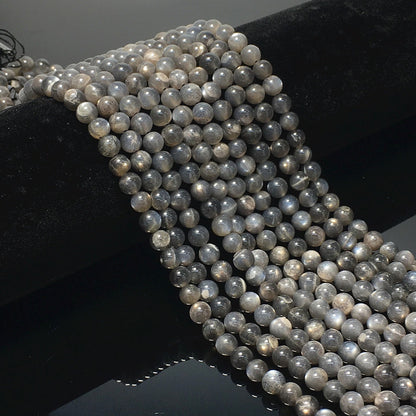 Higher Quality Grey Moonstone Round Beads