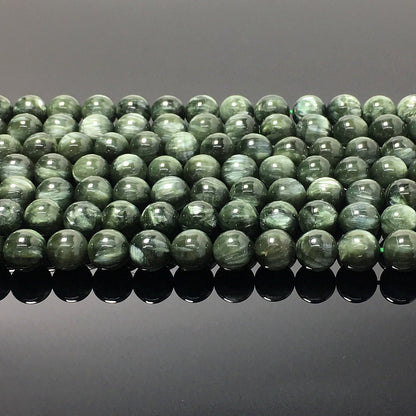 Higher Quality Seraphinite Round Beads