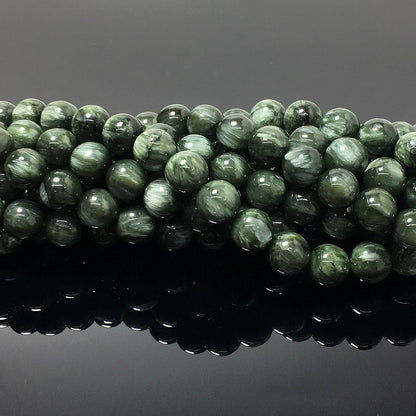 Higher Quality Seraphinite Round Beads