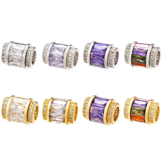 1PCS Crystal Transparent Spacer Beads