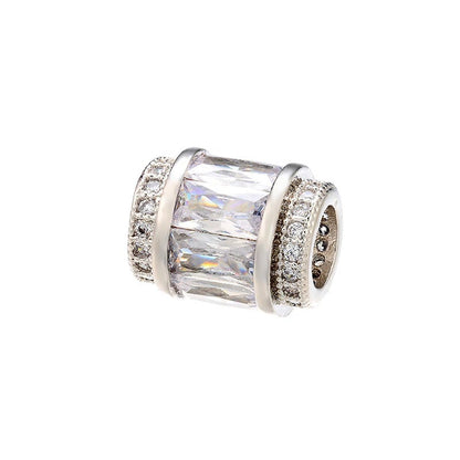 1PCS Crystal Transparent Spacer Beads