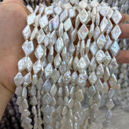 Baroque Pearl Diamond Beads (10*15mm)