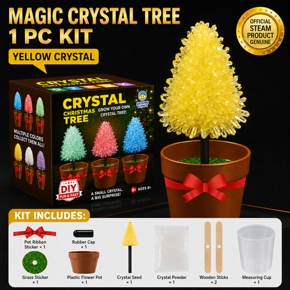 Crystal Growing Kit with 6 Crystals for science experiment, steam learning, birthday gift