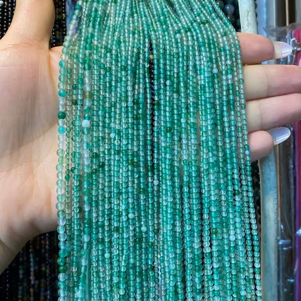 Tiny Round Smooth Agate Beads 2mm 3mm 4mm