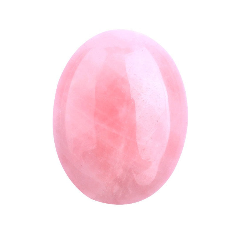 Oval Palm Stone, Polished Oval Gemstone Pocket Palm Stone Gift
