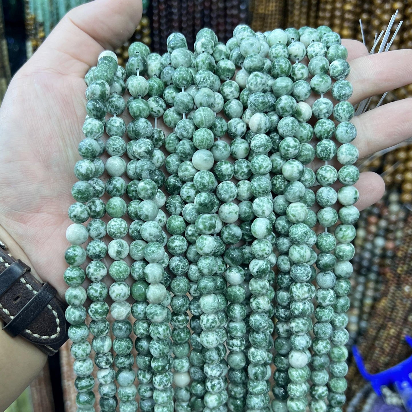 $2.5--8mm semi precious beads #1 Free Shipping