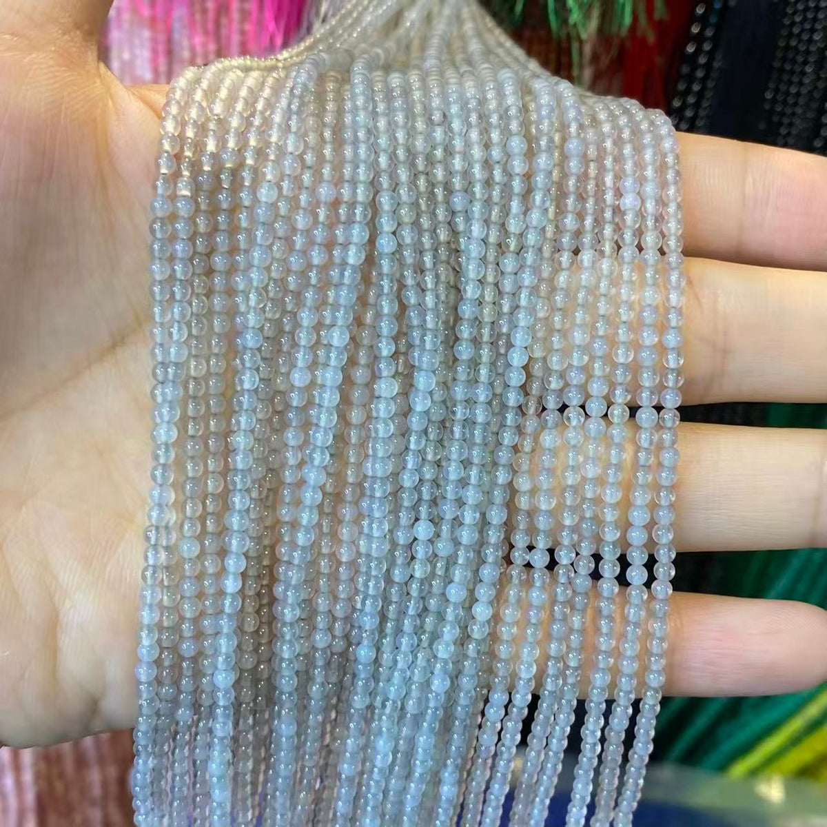 Tiny Round Smooth Agate Beads 2mm 3mm 4mm