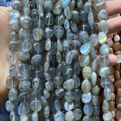 Nugget Smooth Beads 6-8mm Gemstone/Quartz/Jasper/Agate