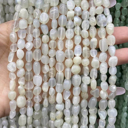 Nugget Smooth Beads 6-8mm Gemstone/Quartz/Jasper/Agate