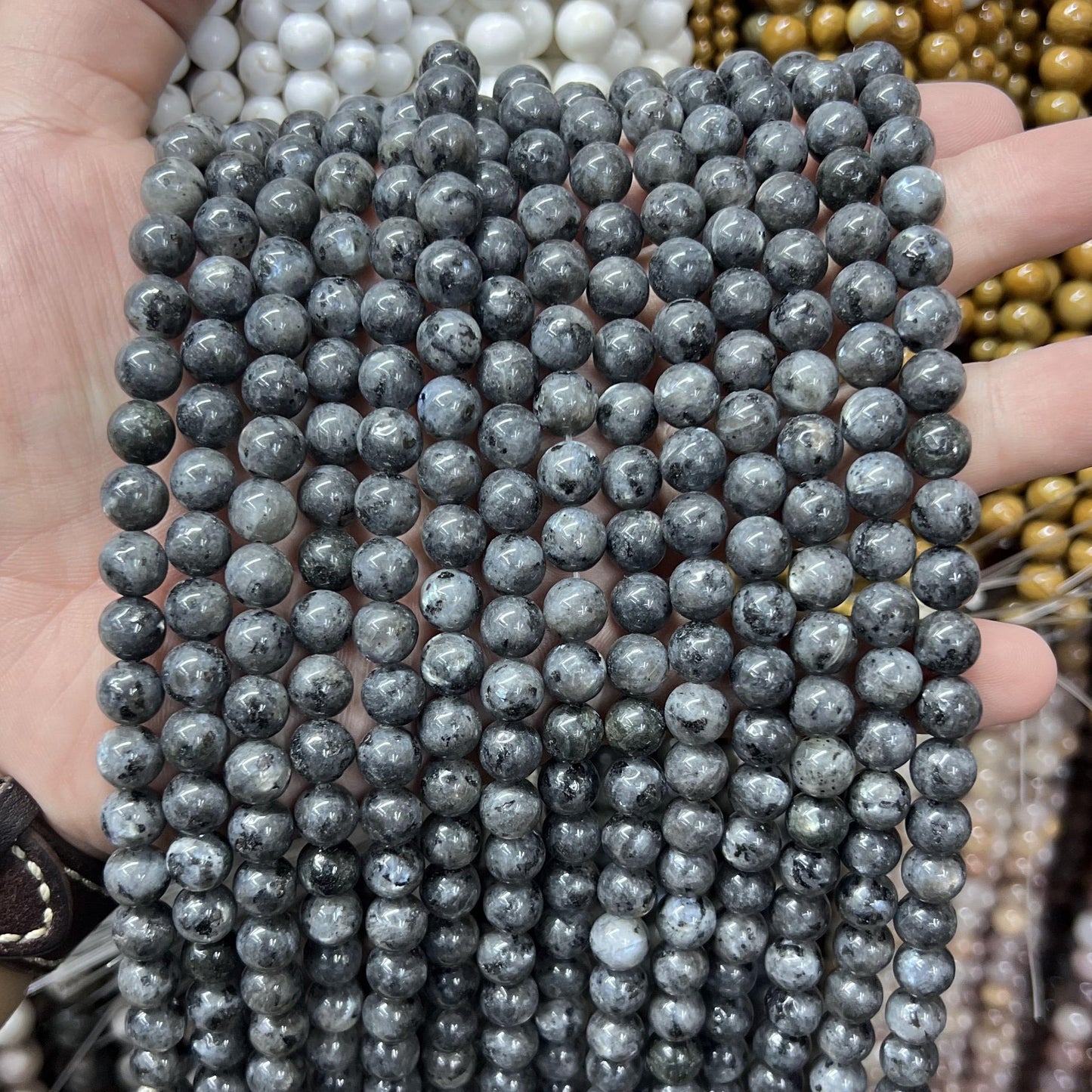 $2.5--8mm #2 Semi- Precious beadsFree Shipping