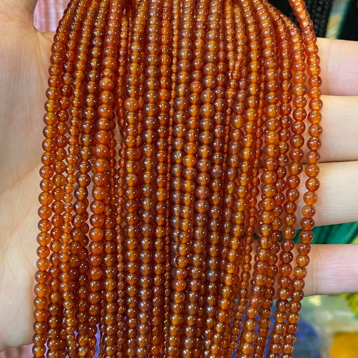 Tiny Round Smooth Agate Beads 2mm 3mm 4mm
