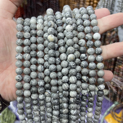 $2.5--8mm semi precious beads #1 Free Shipping
